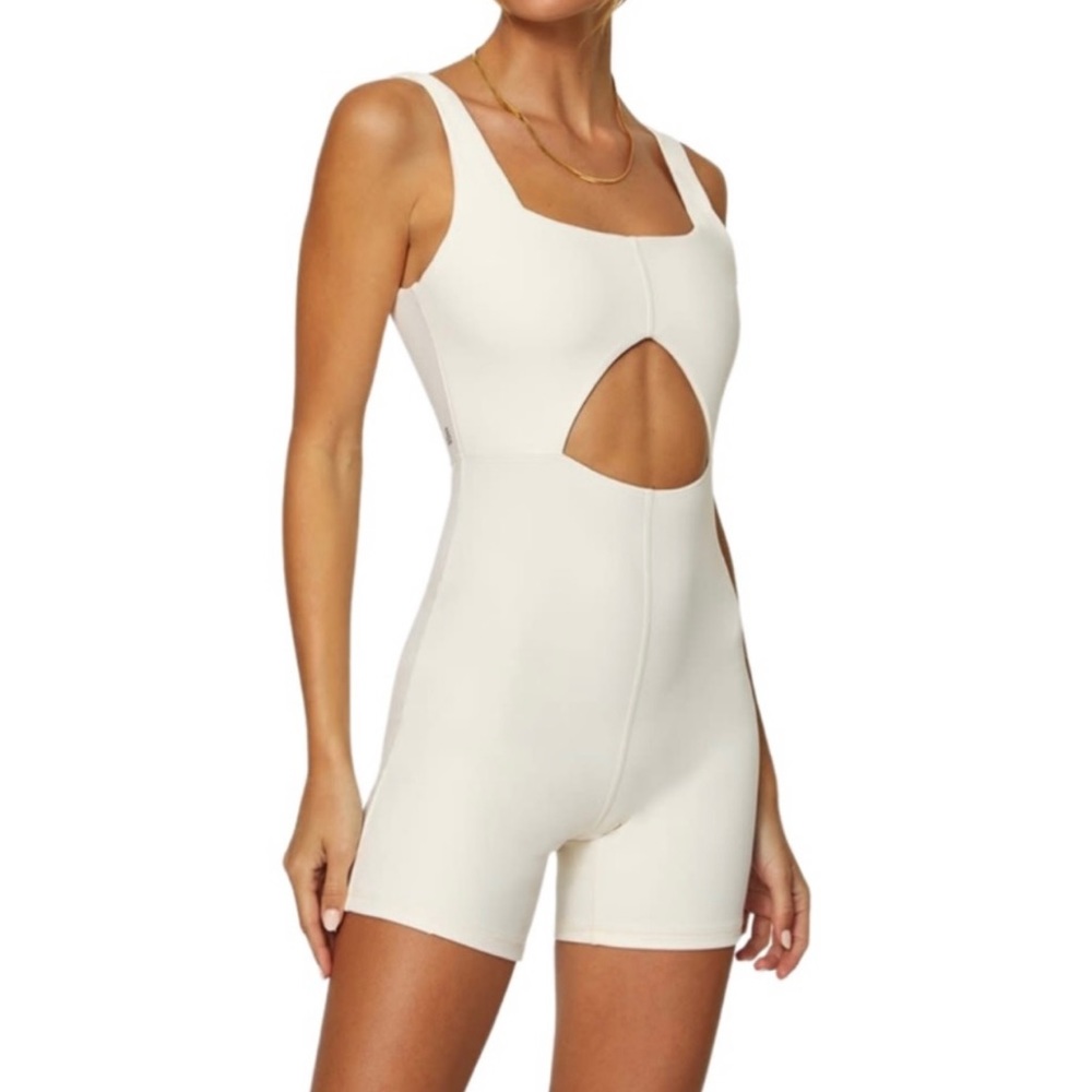 WeWoreWhat - White/Ivory Cutout Bodysuit Jumper